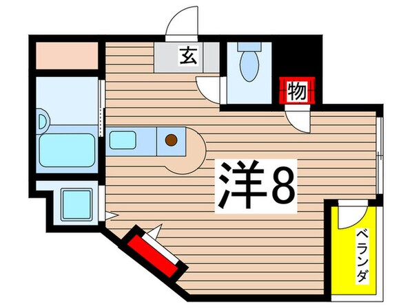 セラヴィ杁中の物件間取画像